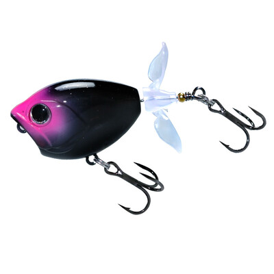 MUKUN 5CM 6G 6CM 11G Topwater Whopper Popper rotirajući dvostruki repni propeler Umjetni mamac za lov na štuku