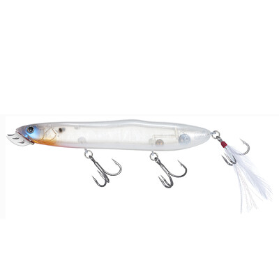 Pesca Topwater Bass horgászcsali kemény csali Iron Mouth Jagi Mouth 128mm 25g Lebegő ceruza csali Popper Isca mesterséges csuka