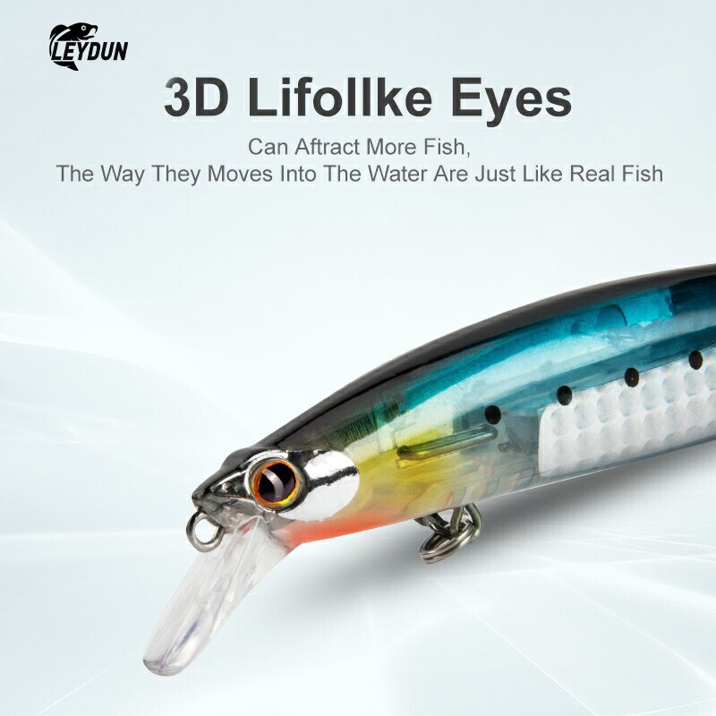 Plaukiojantys ešerių masalai, masalai, 130 mm, 20 g „minnow“ masalai su „Flash Blade“ kietas masalas Gero veiksmo vobleriai kovoti su lydekomis