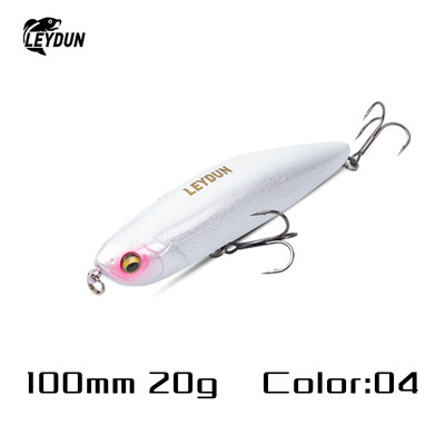 LEYDUN Z-Claw plaukiojantis pieštukas žvejybos masalai 86mm 100mm 120mm Topwater Hard Baits Surface Stickbait Good Action Bass Vobleriai