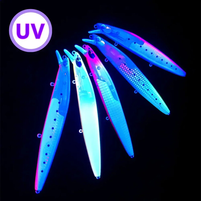 GREENSPIDER Jauns UV 145mm/27g Peldošs Minnow Long Casting Hard Bait Flash Blade Vobleris zvejas vilinājums Sea Bass Lure