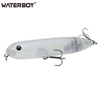 Doggy Walk Pencil Fishing Lure 11cm 13cm Long Casting Popper Splashing Top Water Floating Реалистично действие Твърда стръв