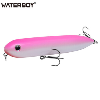 Doggy Walk Pencil Fishing Lure 11cm 13cm Long Casting Popper Splashing Top Water Floating Реалистично действие Твърда стръв