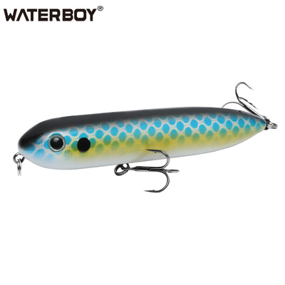 Šuniškas vaikščiojimo pieštukas žvejybos masalas 11 cm 13 cm ilgas užmetimas, purslų viršus, plaukiojantis vandenyje, gyvybingas veiksmo kietas masalas