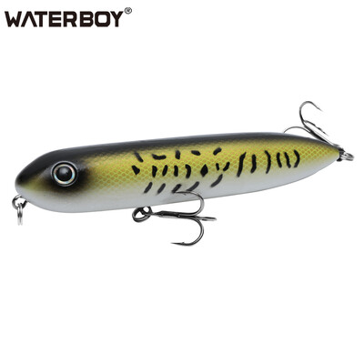 Šuniškas vaikščiojimo pieštukas žvejybos masalas 11 cm 13 cm ilgas užmetimas, purslų viršus, plaukiojantis vandenyje, gyvybingas veiksmo kietas masalas