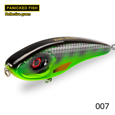 Hunthouse Jerkbait žvejybos masalai Loud Sound Pieštuko masalai Lydekos masalai Lėtai skęstantys dirbtiniai vobleriai Pesca Leurre Ešeriai LW129