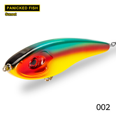 Hunthouse Jerkbait žvejybos masalai Loud Sound Pieštuko masalai Lydekos masalai Lėtai skęstantys dirbtiniai vobleriai Pesca Leurre Ešeriai LW129