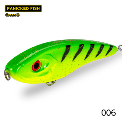 Hunthouse Jerkbait žvejybos masalai Loud Sound Pieštuko masalai Lydekos masalai Lėtai skęstantys dirbtiniai vobleriai Pesca Leurre Ešeriai LW129