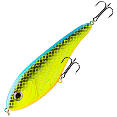 Magnisher Glide Jerkbait Big Game Makšķerēšanas mānekļi Cietie mākslīgie līdakas muskusa ēsma Jerk Wobble Fast Sink Jerkbait 15cm 81g piederumi