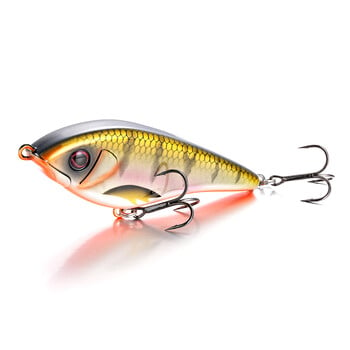 JERKBAIT SWIM GLIDE HARD BAIT 10cm 35g потъваща риболовна примамка Твърда изкуствена примамка за дълъг замятане за щука LW125