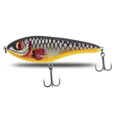TSUYOKI Musky Jerkbaits Slow Sking Slider Lures 90mm/105mm Loud Sound Crankbaits Westin Lure Jerkbait Fishing for Pike Walleye