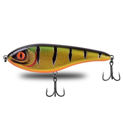 TSUYOKI Musky Jerkbaits Slow Sking Slider Lures 90mm/105mm Loud Sound Crankbaits Westin Lure Jerkbait Fishing for Pike Walleye
