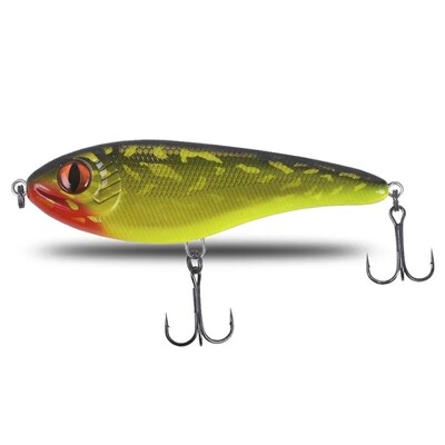 TSUYOKI Musky Jerkbaits Slow Sking Slider Lures 90mm/105mm Loud Sound Crankbaits Westin Lure Jerkbait Fishing for Pike Walleye