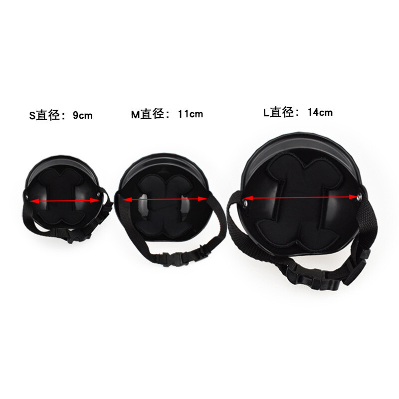 Reguliuojamas apsauginis dangtelis naminiams gyvūnėliams ABS šunų šalmai madingi juokingi naminių gyvūnėlių apsaugos dangteliai, skirti naminių gyvūnėlių dviračiams lauko apsaugos nuo saulės reikmenys