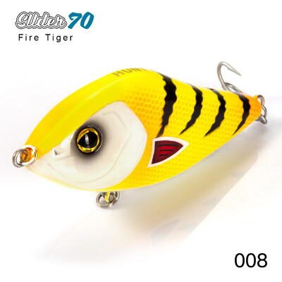 Hunthouse VIB zvejas māneklis Jerkbait zīmulis Crankbait 70mm/17g 100mm/47g lēni grimstošs VMC āķis mākslīgās cietās ēsmas līdakām