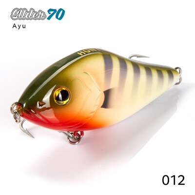 Hunthouse VIB zvejas māneklis Jerkbait zīmulis Crankbait 70mm/17g 100mm/47g lēni grimstošs VMC āķis mākslīgās cietās ēsmas līdakām