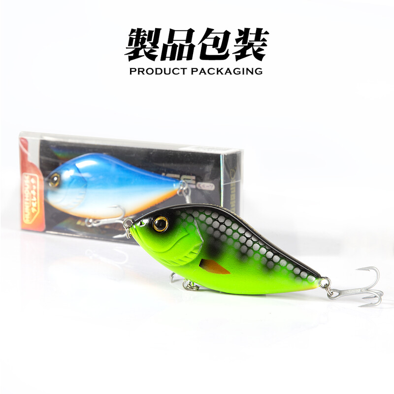 Hunthouse VIB zvejas māneklis Jerkbait zīmulis Crankbait 70mm/17g 100mm/47g lēni grimstošs VMC āķis mākslīgās cietās ēsmas līdakām