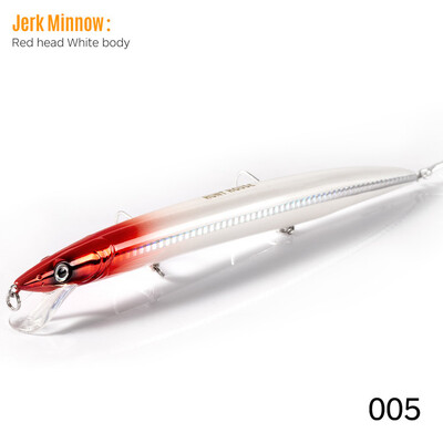 Hunthouse Sandeel Minnow masalai 143mm / 14g 173mm / 23g 208mm / 33g dirbtinis vobleris, ilgas užmetimas lazdeles jaukas upėtakis Pesca