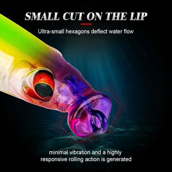 GREENSPIDER Short Lip Minnow Lure Потъваща риболовна примамка Treble Hook Laser Coating Body Реалистични изкуствени твърди примамки за риболов