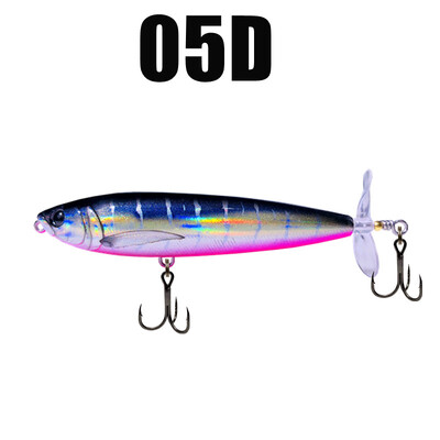 GREENSPIDE sraigtas pieštukas Topwater žvejybos masalas 95 mm 12,5 g Bass žvejybos reikmenys Žvejybos priedai Sūri vandens masalai Žuvies masalas