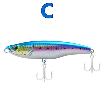 GREENSPIDER jūrinės žvejybos masalas Stickbait pieštukų masalas, skęstantis 110 mm, 50 g GT, dirbtinis masalas žvejybai sūriame vandenyje