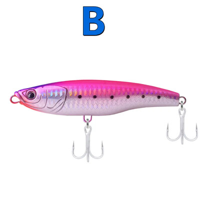 GREENSPIDER jūrinės žvejybos masalas Stickbait pieštukų masalas, skęstantis 110 mm, 50 g GT, dirbtinis masalas žvejybai sūriame vandenyje