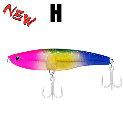 GREENSPIDER jūrinės žvejybos masalas Stickbait pieštukų masalas, skęstantis 110 mm, 50 g GT, dirbtinis masalas žvejybai sūriame vandenyje