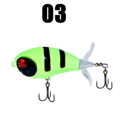 GREENSPIDER Topwater Whopper Popper žvejybos masalas 7,3 g 10,5 g dirbtinis masalas Kietas Popper Minkštas besisukantis uodegos žvejybos reikmenys