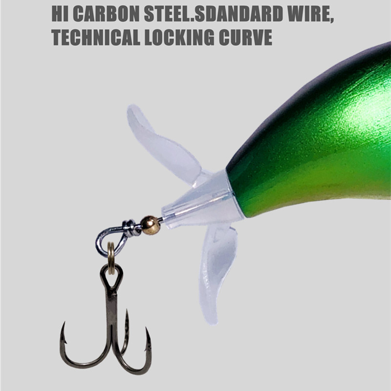 GREENSPIDER Topwater Whopper Popper žvejybos masalas 7,3 g 10,5 g dirbtinis masalas Kietas Popper Minkštas besisukantis uodegos žvejybos reikmenys