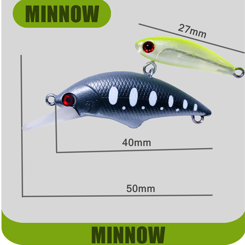 GREENSPIDER 2023 svyruojantis žūklės masalas 40 mm 5,5 g skęstantis Minnow Isca dirbtiniai masalai ešeriams lydekoms upėtakiams japoniško dizaino