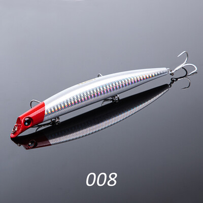 NOEBY Sasuke Minnow žvejybos masalai 12 cm 16 g 15 cm 24 g plaukiojantys vobleriai be lūpų dirbtinis kietas masalas basų lydekų žvejybos masalas