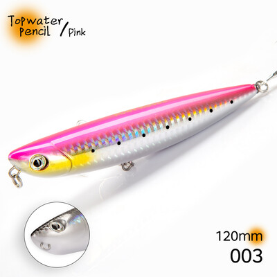 Hunthouse D02 Sparrow Ceruza Felszíni horgászcsali Topwater Stickbaits 90/120mm 11.5/26g Top Walkers pesca Bass Tackle