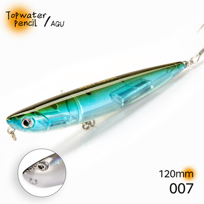Hunthouse D02 Sparrow Ceruza Felszíni horgászcsali Topwater Stickbaits 90/120mm 11.5/26g Top Walkers pesca Bass Tackle