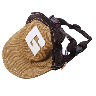 Šešir za bejzbolsku kapu za pse za putovanja, vanjska mreža za suncobran, prozračna sportska kapa za vanjske prilike s rupama za uši, podesiva mini kapa za kućne ljubimce