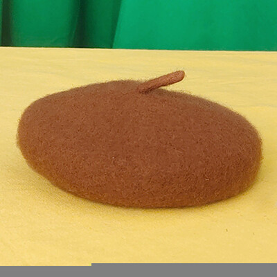 Egyszínű kisállat kutya kölyök sapka festő gyapjú svájcisapka sapka Mini dekoratív fotó kellékek fejfedők kisállat kellékek