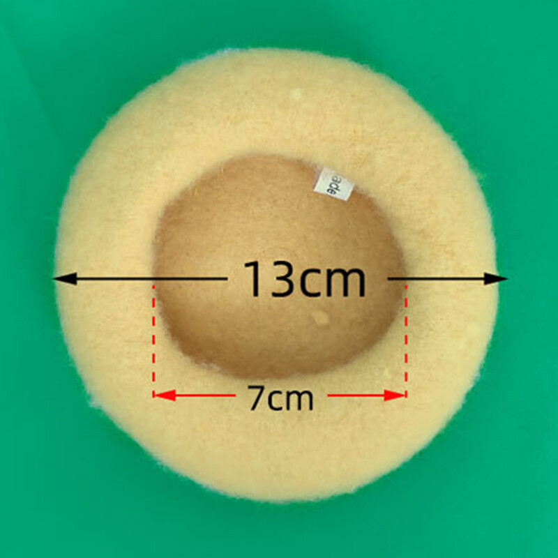 Egyszínű kisállat kutya kölyök sapka festő gyapjú svájcisapka sapka Mini dekoratív fotó kellékek fejfedők kisállat kellékek