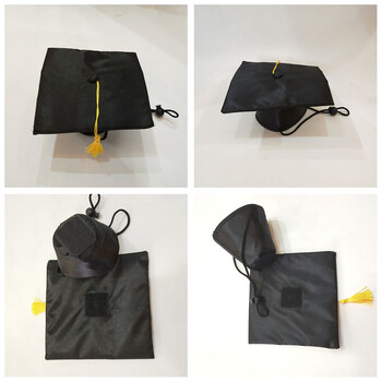 Pet Dog Cap Puppy Dr. Hat Dog Graduation Cap Student Tassel Academic Cap Pet Creative Party Аксесоари за всички размери кучета Котки