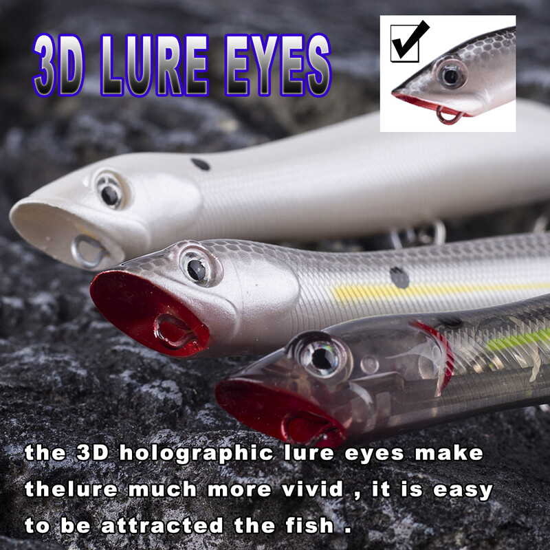 CCLTBA kis méretű Snakehead Topwater Popper Baits 8cm 6,2g Kemény mesterséges horgászcsalik Walk Dog wobblerek úszó csali kellékek