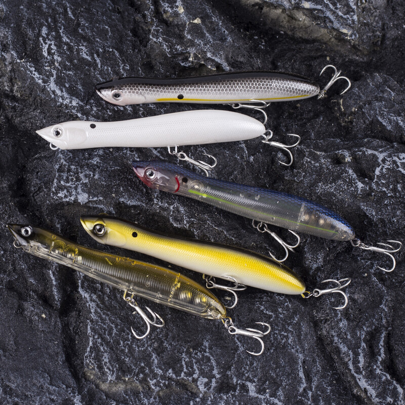 CCLTBA kis méretű Snakehead Topwater Popper Baits 8cm 6,2g Kemény mesterséges horgászcsalik Walk Dog wobblerek úszó csali kellékek