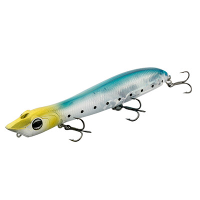 125 mm, 17,5 g pieštukas, pieštukas, žvejybos masalas, dirbtinis kietas masalas, sūraus vandens paviršinis masalas Vobleris SeabassTopwater vobleriai