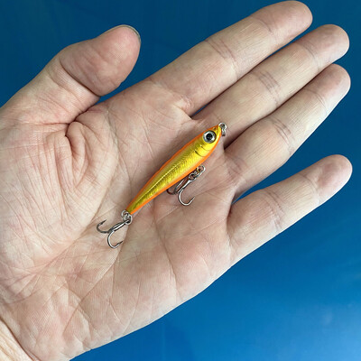 ULTRA LIGHT süllyedő ceruzacsali kemény horgászcsalik, 48 mm-es 2,8 g-os kis Fish Buster mesterséges csali tengeri keszeg sügérhez