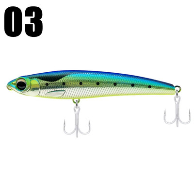 GREENSPIDER 110MM 60G grimstošs zīmulis zvejas mānekļi Vobleris Stickbait mākslīgā cietā ēsma jūras tunzivīm GT zvejas māneklis 5X āķis