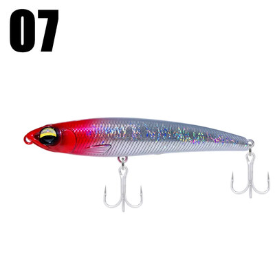 GREENSPIDER 110MM 60G grimstošs zīmulis zvejas mānekļi Vobleris Stickbait mākslīgā cietā ēsma jūras tunzivīm GT zvejas māneklis 5X āķis