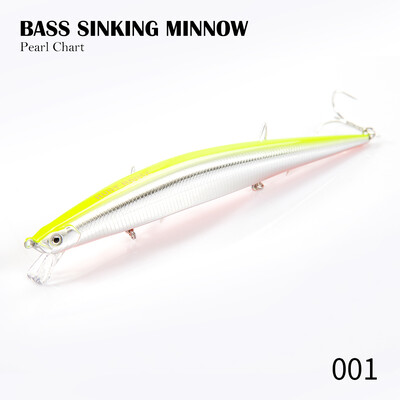 Hunthouse Tide Slim Minnow Flyer žvejybos masalas Long Casting Skęstantis kietas masalas 175mm 34g Pesca Jerkbaits Seabass Pike