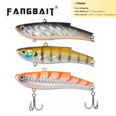 Fangbait VIB Vibration Fishing Lure 23/33g Rattin Artificial Rattlin Bait Bassday Range Vibe Spinning Ribolov Ice Winter Wobbler