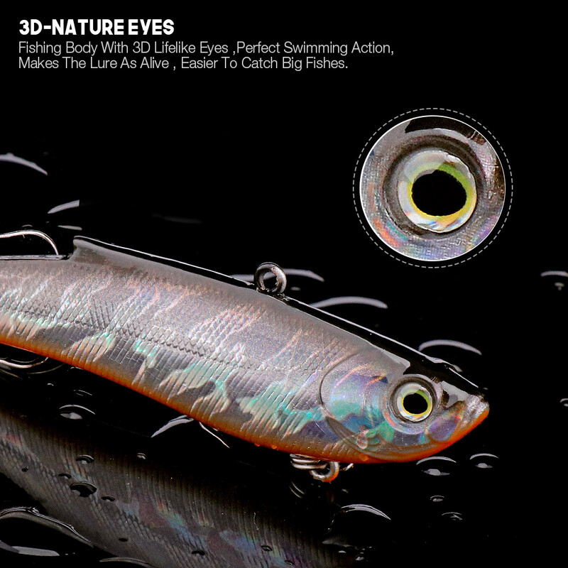 VTAVTA Vibes žiemos žvejybai 24g 34g skęstantys vibraciniai vobleriai lydekai Japan Crankbaits žvejybos masalai VIB dirbtinis masalas