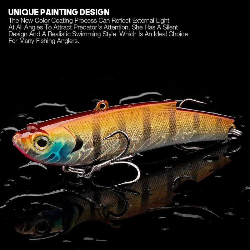 VTAVTA Vibes žiemos žvejybai 24g 34g skęstantys vibraciniai vobleriai lydekai Japan Crankbaits žvejybos masalai VIB dirbtinis masalas