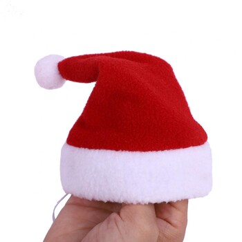 Cat Dog Christmas Hat Winter Warm Pet Cat Dog Santa Claus Hat Christmas Xmas New Year 2023 Плюшени Navidad Natale Pet Costumes