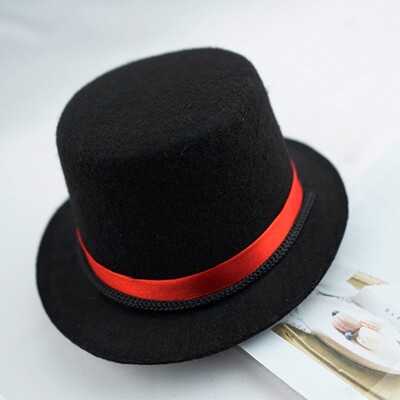 Fesztivál Kutya Kalap Kutyák Macska Esküvői Parti Urak Kalapok Kutya Cica Fejfedők Kisállat Halloween Photo Prop cilinder Tartozék