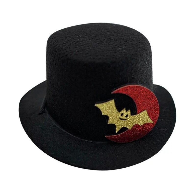 Fesztivál Kutya Kalap Kutyák Macska Esküvői Parti Urak Kalapok Kutya Cica Fejfedők Kisállat Halloween Photo Prop cilinder Tartozék